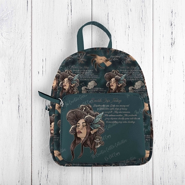 Deathcap Fairy Dark Teal Bag Rapport